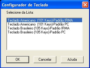 Selecionar Teclado